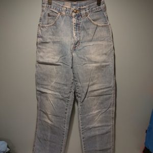 Lands End Jeans Women's Blue Light Wash High Rise Mom Jeans Size 4