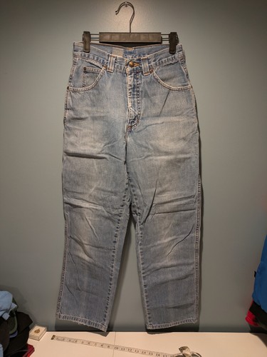 Lands End Jeans Women's Blue Light Wash High Rise Mom Jeans Size 4