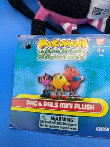 Bandai Pac-Man & The Ghostly Adventures 4" Small Plush- New - Image 4