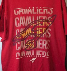 Cleveland Cavaliers Mens Shirt XL X Large Red Short Sleeve Crew Neck NBA