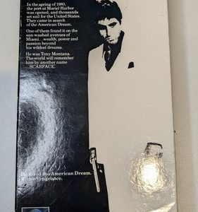 Scarface (VHS, 1983 movie,1990 update)