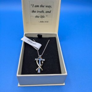 Melanie Jewelry Collection Cross w/Chain/Box (New)