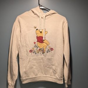 Disney Licensed Embroidered Pullover  Hoodie Medium Winnie The Pooh #698U Small