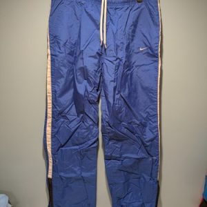 Vintage Y2K Nike Track Pants Blue 30x28