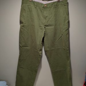 Tommy Hilfiger Custom Fit Men Pants Green Size 35Wx32L