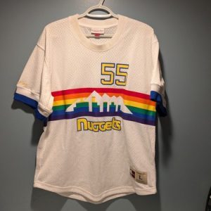 Dikembe Mutombo Denver Nuggets Jersey Large Shirt Mitchell & Ness
