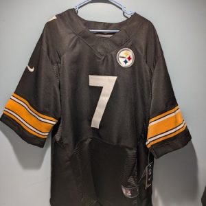 NFL PITTSBURGH STEELERS FOOTBALL SHIRT NIKE M #7 ROETHILSBERGER -- READ