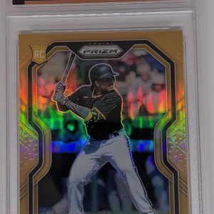 Ke'Bryan Hayes 2021 Panini Prizm Neon Orange #113 Pirates Rookie RC /100 - 9