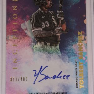 2021 Bowman Inception Inception Auto /400 Yolbert Sanchez #PA-YSZ Auto