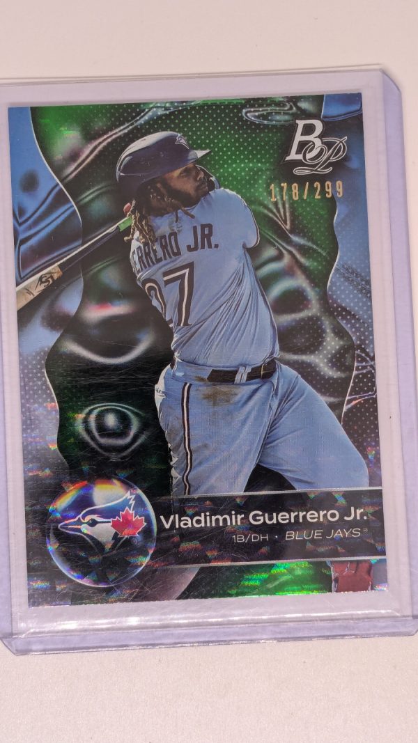 2023 Bowman Platinum VLADIMIR GUERRERO JR. Emerald Ice Parallel, /299