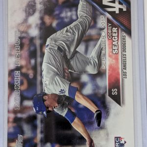 2016 Topps Update #US279 Corey Seager RC Rookie Dodgers Rangers MVP