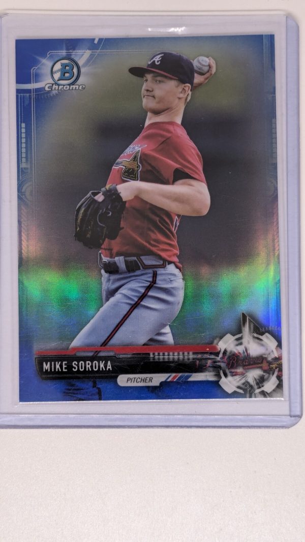 2017 Bowman Chrome BCP5 Mike Soroka Atlanta Braves /150 Rc