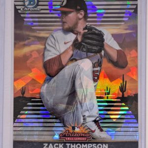 2022 Bowman #AFLS-30 Zack Thompson 2021 AFL Atomic Refractor /150