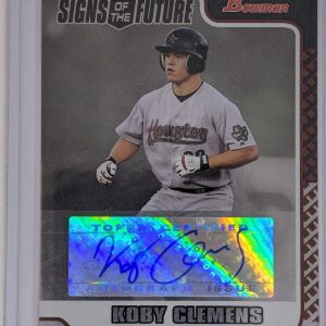 2006 Bowman Draft Signs of the Future Koby Clemens #SOF-KC Rookie Auto RC