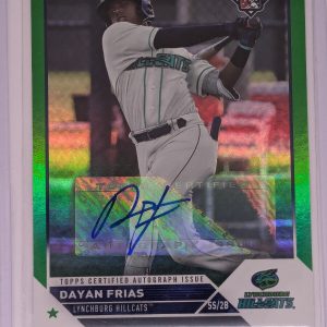 2023 Topps Pro Debut - Dayan Frias - #PD-151 Green Auto #d /99