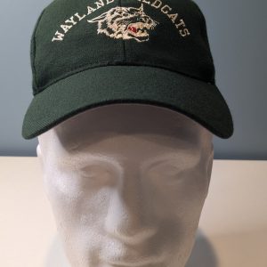 Wayland Wildcats Green Small Medium Fitted Hat