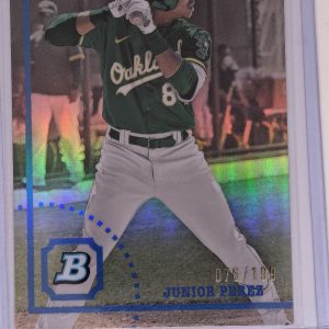 2022 Bowman Heritage Chrome Prospects Refractor /199 Junior Perez #BHPC-93