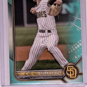 2022 Bowman Draft Dylan Lesko Aqua Refractor /199 1st Rookie #BD-27