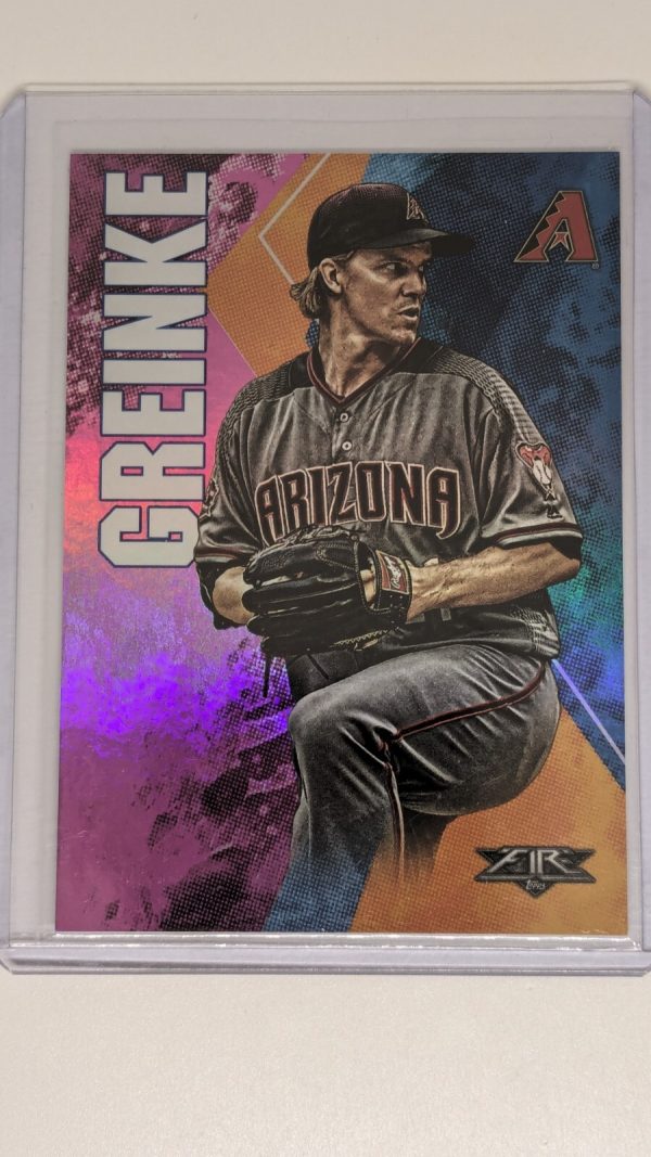 2019 Topps Fire Magenta /25 Zack Greinke #6