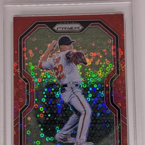 2021 Panini Prizm #203 Juan Soto RED Wave PRIZM /99 GEM MINT 9 GRADE