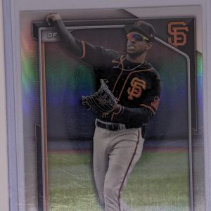 2024 Bowman Chrome Rayner Arias Prospect Refractor /499 #BCP-127 Giants