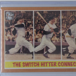 2021 Topps X Collection Orange Mickey Mantle 1962 The Switch Hitter HOF /150