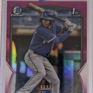 2023 Bowman Lizandro Rodriguez BCP-47 1st Chrome Fuchsia Mojo /199 Royals