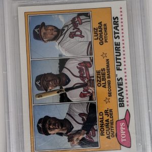 2018 Topps Archives Future Stars #FS-BRA RC Braves Acuna BECKETT 8.5