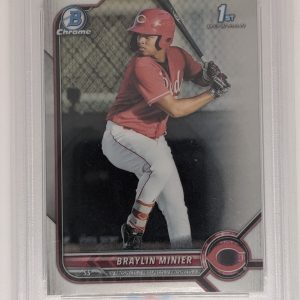 2022 Bowman Chrome 1st Braylin Minier PSA 10