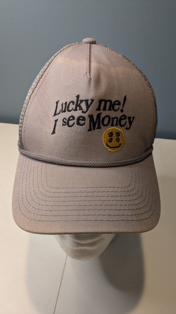 Lucky Me! I See Money Trucker Snapback Hat - Image 10
