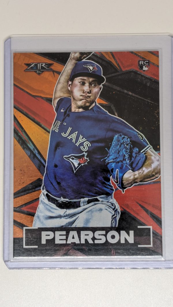2021 Topps Fire Orange #25 Nate Pearson /299