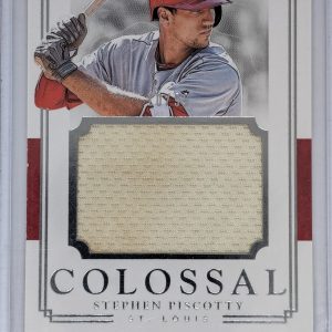 2017 Panini National Treasures Colossal Materials /99 Stephen Piscotty #CM-SP