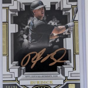 2023 Topps Tier One Break Out Autograph Bronze #BOA-PB1 PEYTON BURDICK /25 RC