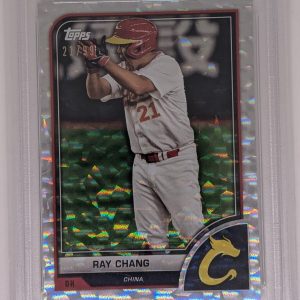 2023 TOPPS WBC RAY CHANGE CRACKED ICE FOIL PSA 10 #53 /99