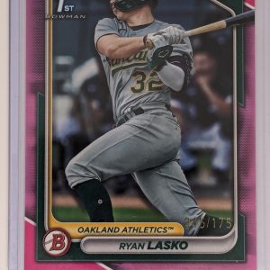 2024 Bowman Chrome Mega Ryan Lasko #BCP-105 1st Bowman Pink Refractor /175