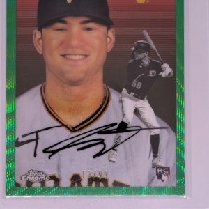 2023 Topps Chrome Platinum TRAVIS SWAGGERTY RC AUTO #/99 Green Refractor