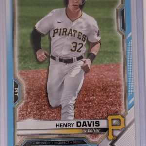 2021 Bowman Draft #BD-48 Henry Davis Sky Blue /499 PIRATES