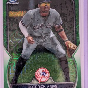 2023 Bowman Chrome Prospects Roderick Arias #BCP-199 Green Mojo /99