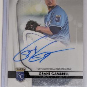 2020 Bowman Sterling Prospect Auto Grant Gambrell Royals #BSPA-GG