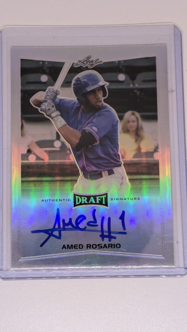 2016 Leaf Metal Draft Amed Rosario Autograph BA-ARI Auto