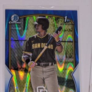 2023 Bowman Chrome Prospect Blue RayWave #BCP-114 Daniel Montesino /150