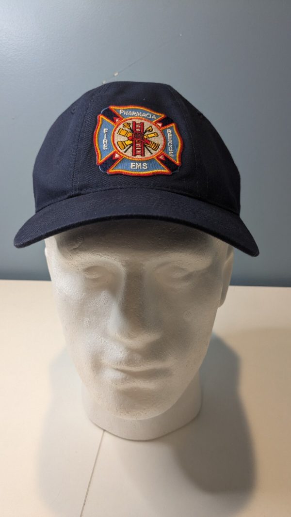 Fire EMS Pharmacia Rescue Blue Baseball Hat Snapback