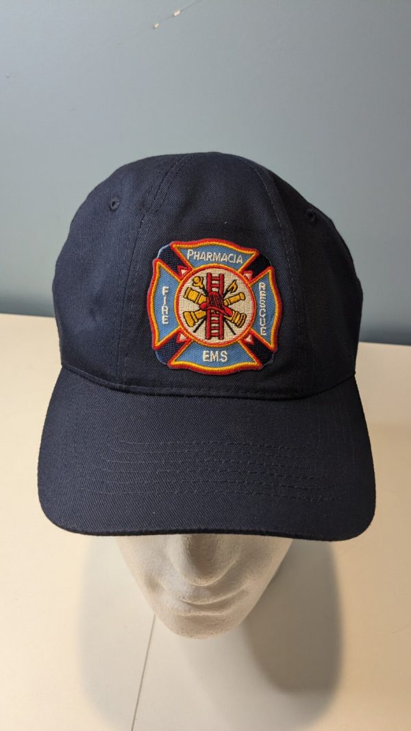 Fire EMS Pharmacia Rescue Blue Baseball Hat Snapback - Image 9