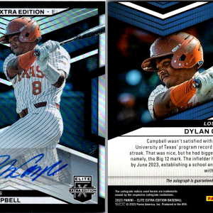 2023 Panini Elite Extra Edition - Dylan Campbell #BD-181 (RC) Autograph