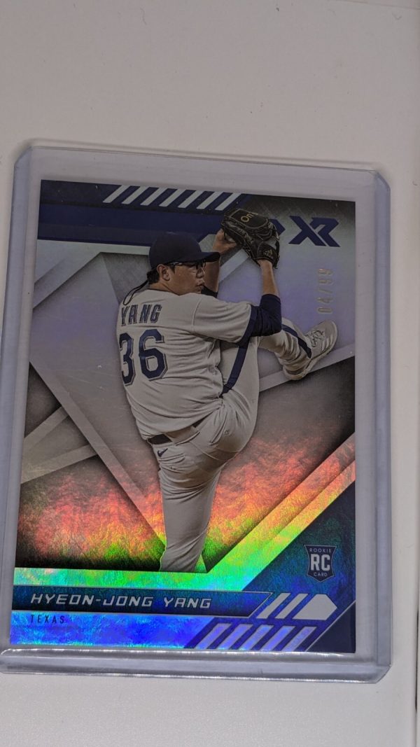 2021 Panini Chronicles XR Blue #4 Hyeon-Jong Yang RC #D /99