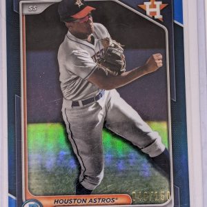 CAMILO DIAZ 2024 BOWMAN #BCP-135 CHROME BLUE REFRACTOR /150 HOUSTON ASTROS
