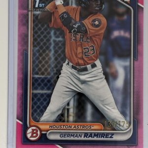 German Ramirez 2024 Bowman Prospects 1st Purple /175 Pink #BP-93 Astros