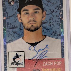 2023 topps platinum anniversary zach pop /99 auto #cpa-za