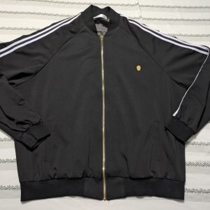 KASH Track Jacket Suit Like Adidas Black Long sleeve 3XL