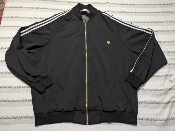 KASH Track Jacket Suit Like Adidas Black Long sleeve 3XL